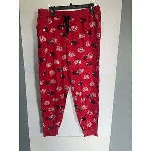 Christmas Themed Sheep Print Pajama Pants Size Large